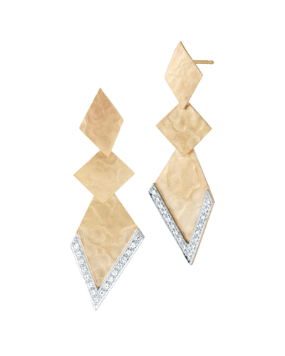 Shop I. Reiss 14k 0.25 Ct. Tw. Diamond Dangle Earrings