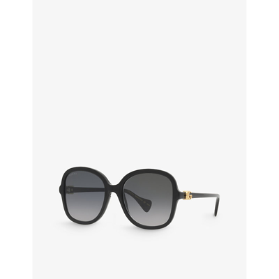 Shop Gucci Women's Gg1178s Butterfly-shape Acetate Sunglasses