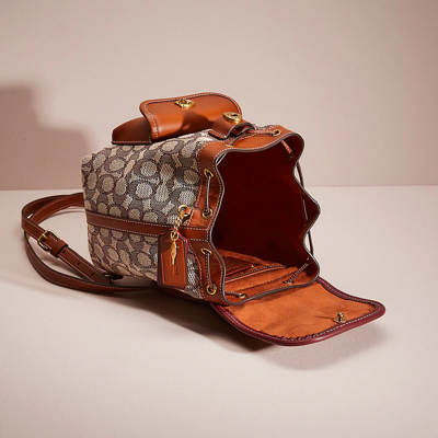 Coach Upcrafted Riya Backpack 21 In Signature Textile Jacquard | ModeSens