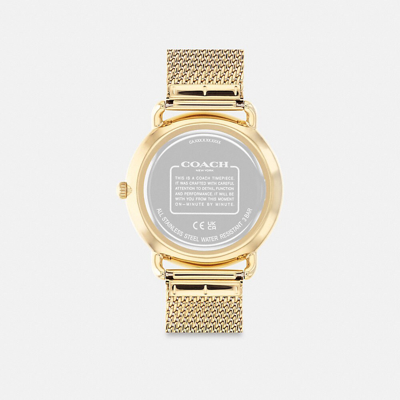 Shop Coach Elliot Watch, 41mm In Gold