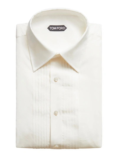 Shop Tom Ford Silk Shirt In White
