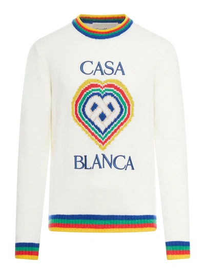 Shop Casablanca Sweater In White