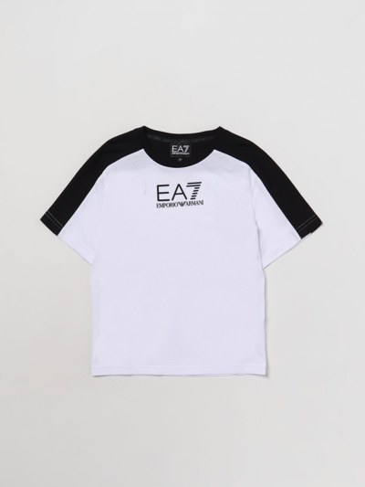 T恤 EA7 儿童 颜色 白色