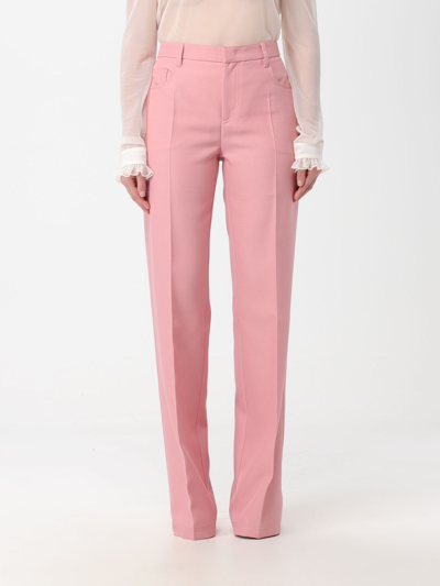 Shop Philosophy Di Lorenzo Serafini Pants In Fabric In Pink