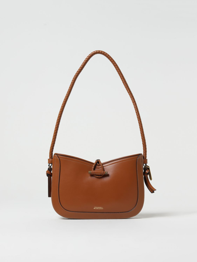 Shop Isabel Marant Vigo Leather Bag In Brown