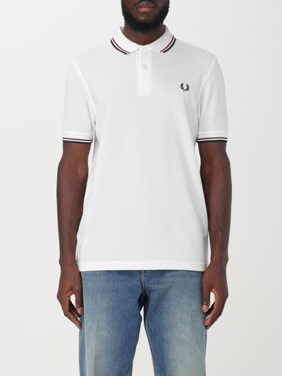 Shop Fred Perry Polo Shirt  Men Color White