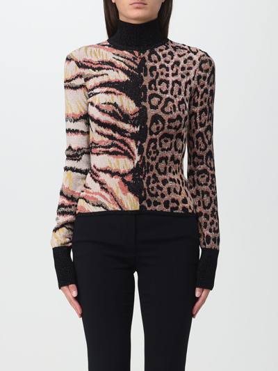 Shop Roberto Cavalli Sweater  Woman Color Multicolor