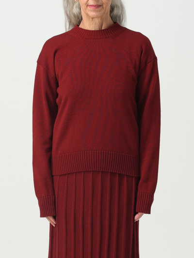 Shop Max Mara Sweater  Leisure Woman Color Burgundy