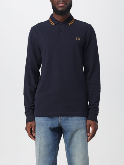 Shop Fred Perry Polo Shirt  Men In Navy