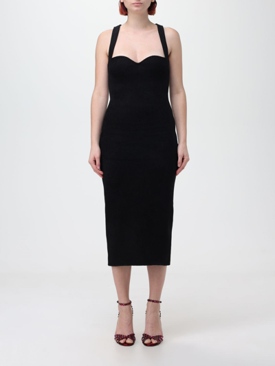 Philosophy Di Lorenzo Serafini Midi Dress In Black