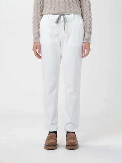 Shop Eleventy Pants  Woman Color White