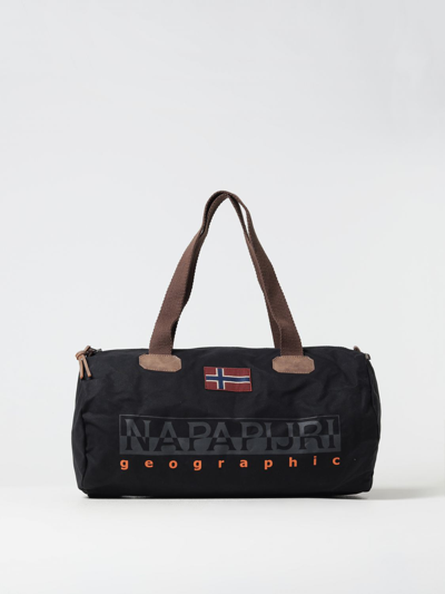 Shop Napapijri Travel Bag  Men Color Black