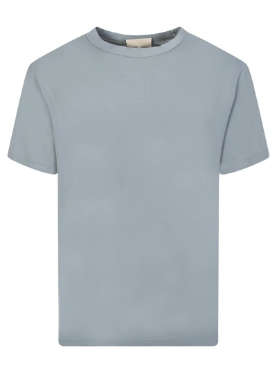 Shop Ten C Blue Cotton T-shirt In Grey
