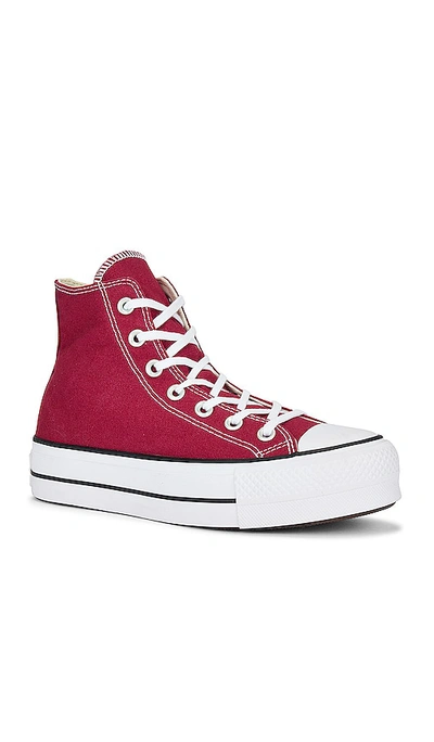 Shop Converse Chuck Taylor All Star Lift Sneaker In Legend Berry  White  & Black