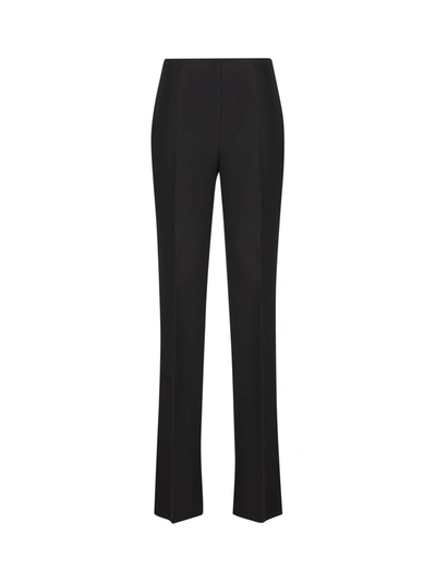 Shop Ferragamo Salvatore  Viscose Trousers In Black