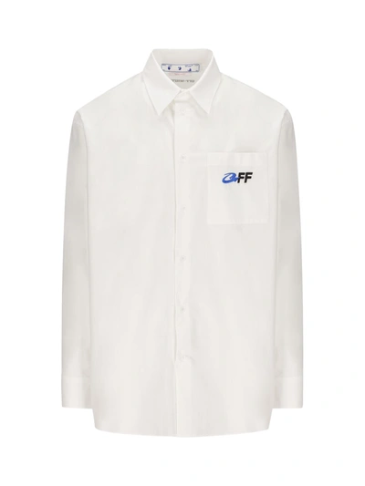 Shop Off-white Cotton Shirt