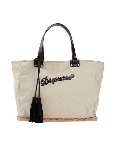 Shop Dsquared2 Handbag In Beige
