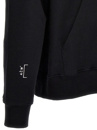 Shop A-cold-wall* Logo Embroidery Hoodie In Black
