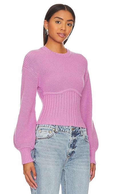 Lovers & Friends Anastasia Knit Sweater In Pink