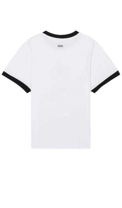 Shop Krost Community Well-being Short Sleeve Tee In White