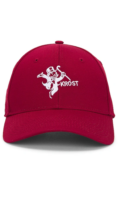 Shop Krost Mr. Monopoly Baseball Cap In Red