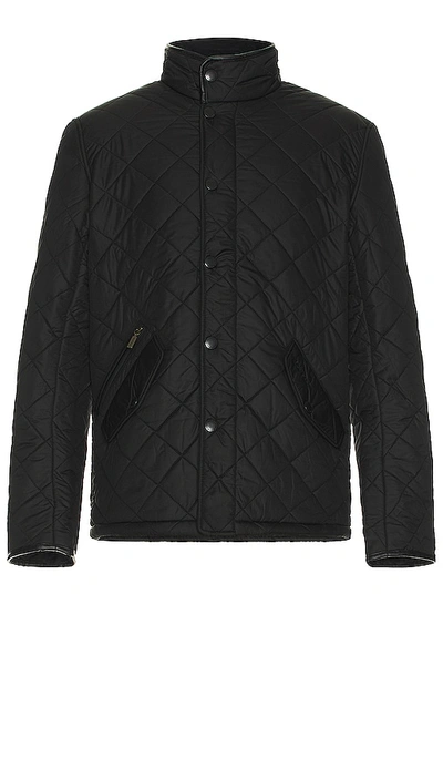 Shop Barbour Powell Quilt Jacket In Black