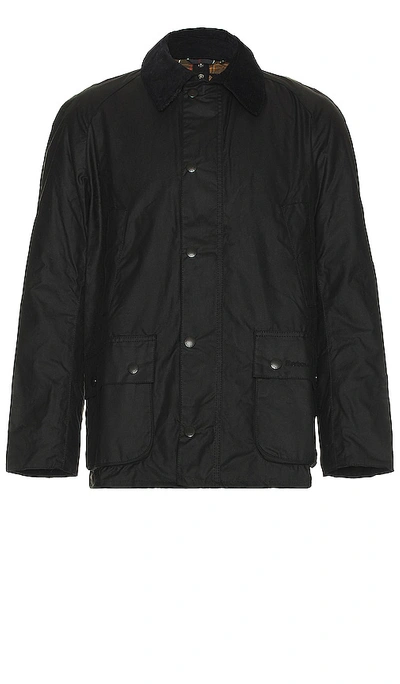 Shop Barbour Ashby Wax Jacket In Black