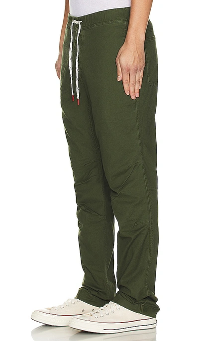 Shop Topo Designs Dirt Pant In Olive