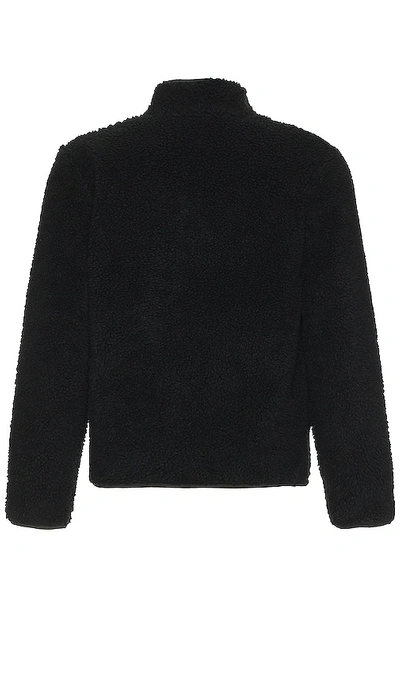 Shop Topo Designs Sherpa Jacket In Black