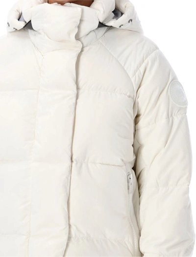 Shop Canada Goose Cg Junction Parka- White Disc - Reset In Northstar White