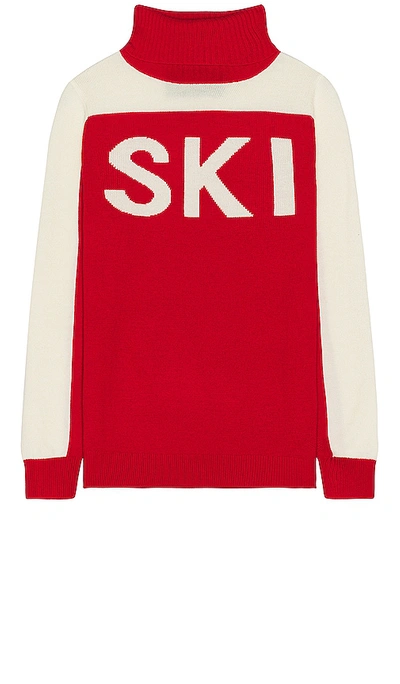 Shop Perfect Moment Pm 3d Ski Turtleneck Sweater In Red