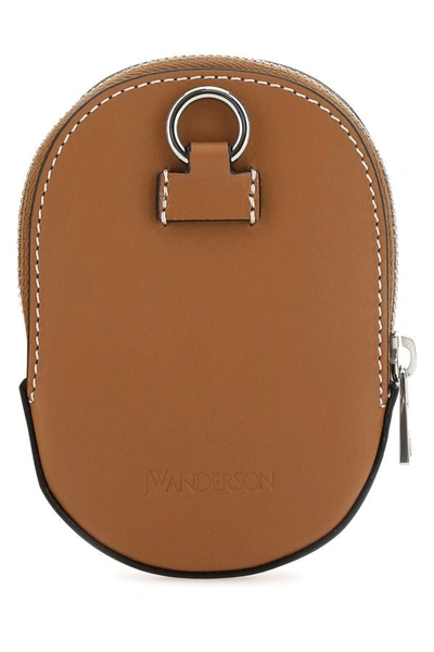 Shop Jw Anderson Man Two-tone Canvas And Leather Nano Cap Crossbody Bag In Multicolor