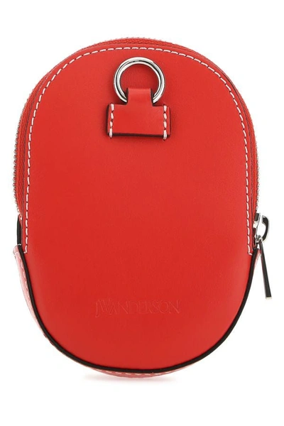 Shop Jw Anderson Woman Printed Leather Nano Cap Crossbody Bag In Multicolor