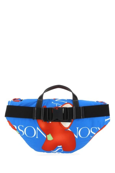 Shop Jw Anderson Woman Printed Nylon Belt Bag In Multicolor