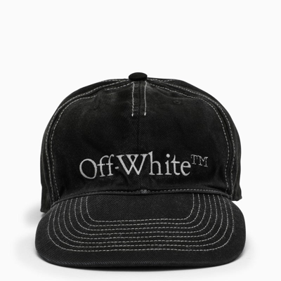 Shop Off-white ™ Black Hat With Stitching Men