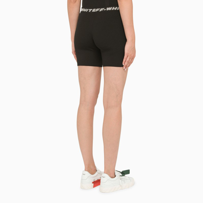 Shop Off-white Â„¢ Black Jersey Shorts Women