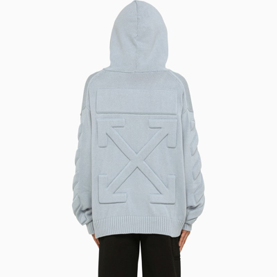 Shop Off-white ™ Ice 3d Diag Cotton Sweatshirt Men In Blue