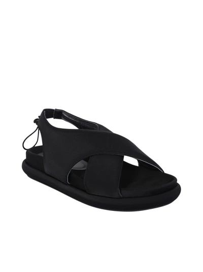 Gia Borghini Padded-design Chunky Sandals In Black