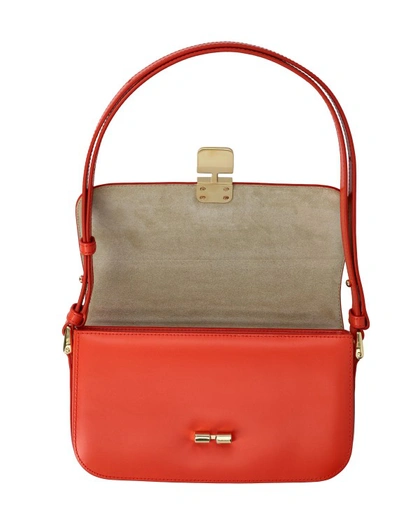 Shop Apc Grace Baguette Bag In Orange