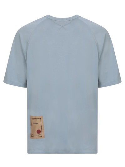 Shop Ten C Blue Cotton T-shirt
