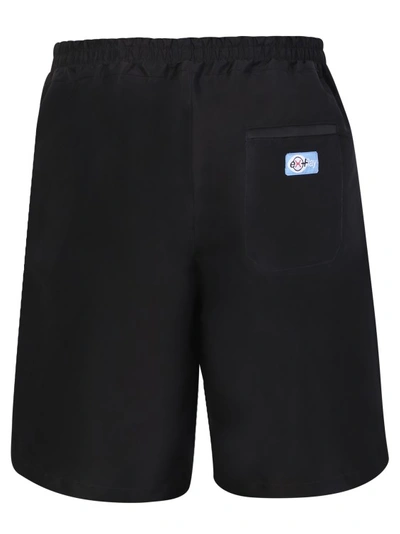 Shop Heron Preston Black Logo Patch Shorts
