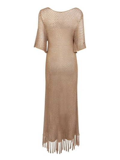 Dodo Bar Or Inna Crochet Maxi Dress In Pink