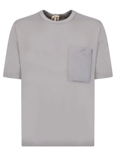Shop Ten C Grey Cotton T-shirt