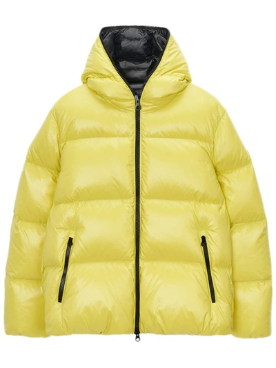Shop Duvetica Auva Short Down Jacket In Yellow