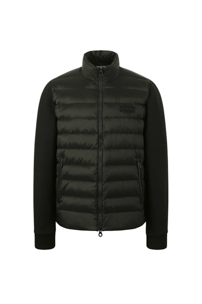 Shop Duvetica New Fossi Green Down Jacket In Black