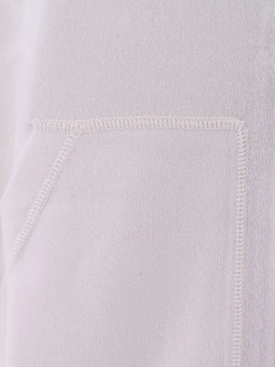 Shop Brunello Cucinelli Cashmere Cardigan With Suede Details In White