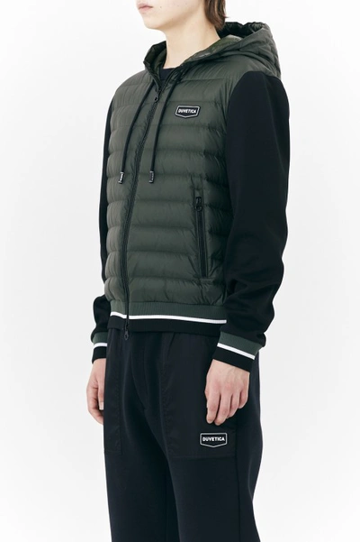 Shop Duvetica Molveno Hooded Down Jacket In Green