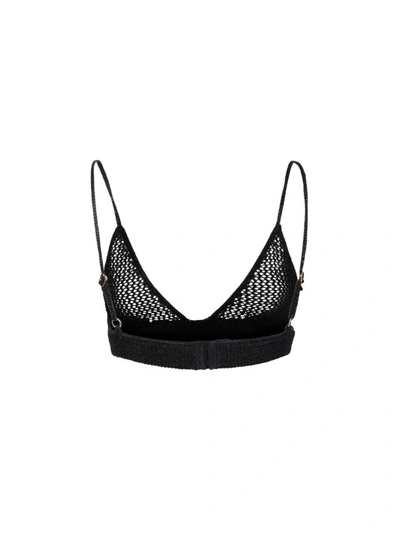 Dodo Bar Or Black Knitted Geddy Bra Top In Black