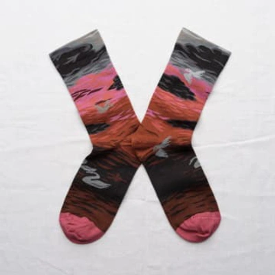 Shop Bonne Maison Multicolor Cloud Knitted Socks