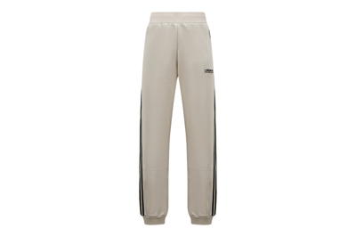 Pre-owned Moncler X Adidas Originals Fleece Sweatpants Light Grey